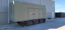 400 KW Cummins #QSX15, standby diesel generator set, 3 phase, encl, 2124 hours
