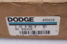 New dodge 455626 sheave 3 a 6.4 b6.8 new old stock stock 2961-c