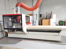 SCM #Pratix-S-12-B, Flat Table Machine w/ATC/Boring, 4' x 8' Table, 98" X, 49.4" Y, 9.8" Z, 5.9" thickness