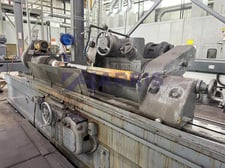 18" x 120" Landis #CH, plain cylindrical grinder, 30" grinding wheel diameter