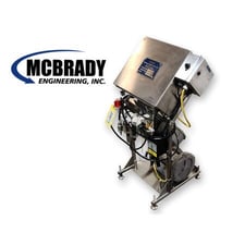 Mcbrady #10, Sanitary Manual Bottle Cleaner, 10ml-4L bottles, 30 BPM, FDA-approved plastic & 304 Stainless