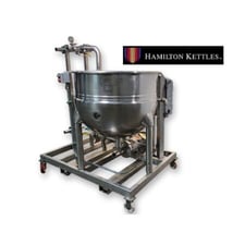 150 gallon Hamilton, Jacketed Kettle W/ Pump, 171 psi, SA style, Stainless Steel, 100 psi jacket, 328&deg;F