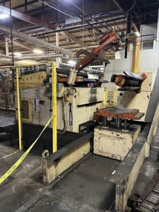 20000 lb. Coe Press Equipment #CPR-PO-200-36 / CPPS-350-36 / CPRF-436, coil feed line, 36" width x .125"