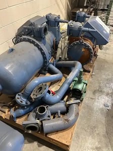 Bitzer #CSH8553-110Y-4PU, semi-hermetic compact screw compressor, 110 HP (2 available)