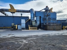 90000 cfm Scientific #SPJ-704-X4T8, baghouse dust collector, automatic pulse cleaning system