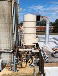 60000 cfm Mac Process #144MWP312, baghouse dust collector, automatic reverse air clean system