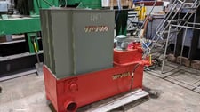 Weima #WLK-10, single shaft shredder, approx 36" x 36" feed opening, 40 HP, 52 rotor knives