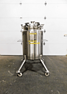 50 gallon Overly, Stainless steel pressure vessel, 150 psi @ 250°F