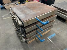 24" x 24" x 2" Electric Platen, 600&deg; F., (qty 4)