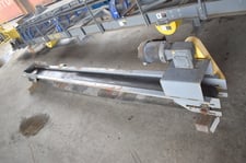 7" wide x 10' long, Belt conveyor, includes motor