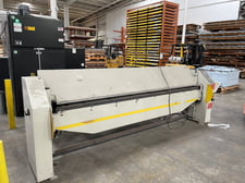 120" RAS #64.30, CNC folding machine, 10' x 16 Ga. Max capacity