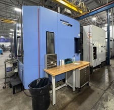 Daewoo Doosan #NHM-6300, CNC horizontal machining center, 90 automatic tool changer, 41" X, 33" Y, 39" Z