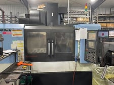 Daewoo Doosan #DNM-500, CNC vertical machining center, 3-Axis, 40.1" X, 21.3" Y, 20.1" Z, 8000 RPM, CT40