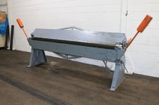 16 gauge x 8' Chicago #S-816, apron brake, 2 counterbalance arms