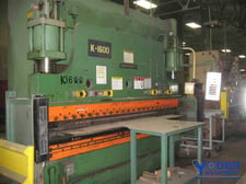 230 Ton, Cincinnati #230FM10, hydraulic, 12' overall, 126" between housing, 10" stroke, Hurco 5C Back Gauge