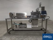 Thermo Scientific #Pharma-11-HME Haake Pelletizing Line, twin screw extruder, co-rotating screws, feeder