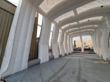 Mobile Environmental Solutions, 55' x 23' 6" x 22" mobile paint booth, like new