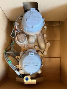 RecordAll Badger Compound Series #2-LL-NS-NFS-61-G-MTR, potable water meter, 2", TS-256