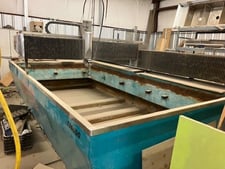 Techni #Techjet-4000, waterjet cutter, 76" x154" table, 60000 psi, good working condition, 2003