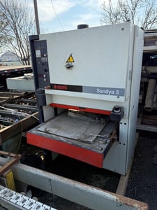 37" SCMI Sandya #3-RCS-95, Wide Belt Sander, 230V, 78 amps, 60 hz, 3 phase