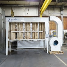 Donaldson Torit #460IRWDSD, 25 HP baghouse dust collector w/auto shaker, 230/460 V.