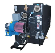 Parker Industrial Boiler #T3600, Direct-Fired Hot Water Boiler, 3,600 MBH Input, 125 psig MAWP, Natural gas
