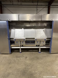DSI Dantech Industrial Crust Freezer Machine, Model Ultraflow Max, 41" width x 13' freeze chamber, Stainless