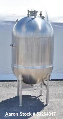 500 gallon Hamilton, Stainless Steel Kettle, Jacketed, 125 PSI, Full Vacuum, 344&deg;F, 10" flanged, 4"