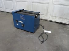 U.S. Stoneware, jar roller mill, 2" x 13" rolls, vari-speed, digital timer, 115 V., 1 phase