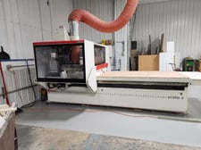 SCM #Pratix-S12B, woodworking cnc router, 4' x 8' table, 98" X, 49.4" Y, 9.8" Z, 5.9" thickness, 115 FPM X &