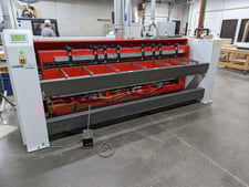 Gannomat #Vantage-0610, Line Drilling Machine, 152 spindle, 96" L, PLC Control, custom dust collection