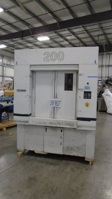 200 Lb. ADC #ADG200D, Natural Gas Heated Dryer, Reversing Cylinder, 750000 BTU/hr. max, 230 V, 2001