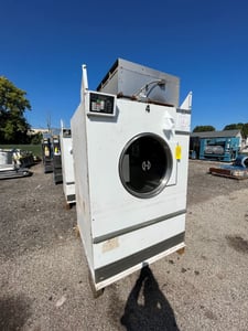 170 Lb. Huebsch #HT170NRMF6G1W01, Natural Gas Heated Dryer, Reversing Cylinder, 395000 BTU/hr., 240 V, 2004