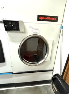 120 Lb. Speed Queen #ST120NRQF6G1W01, Natural Gas Heated Dryer, Reversing Cylinder, 300000 BTU/hr., 240 V
