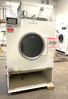170 Lb. Unimac #UT170NRUQ1C2W01, Natural Gas Heated Dryer, Reversing Cylinder, 395000 BTU/hr., 460-480 V, 2013