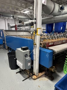 120" American Laundry Machinery #Super-Sylon, Steam Heated Flatwork Ironer, 125 lbs. max Steam Pressure