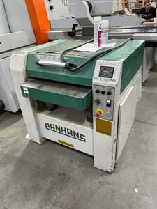 24.8" x 10" Panhans #436-DH-400, single surface planer, 1/8" to 10" opening, 16 knife, 10 HP, 2001