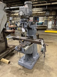 Bridgeport Vertical Mill, digital read out, variable speed, servo powered feed