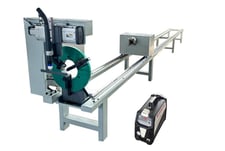 Shandong Plasma CNC Tube Cutter, 220V, 100A, (10) nozzles, 19.6' tube length, NEW