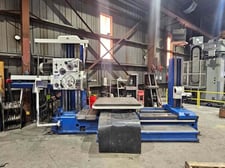 3.9" Tos Varnsdorf #W-100A, horizontal boring mill table type, 63" X, 44" Y, 49" Z, 1120 RPM, #50, Heidenhain