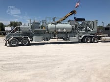 IDMS, acid frac pump trailer, twin 750 acid tanks, QSK Tier II engine, Worthog triplex pump