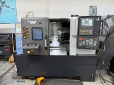 Daewoo Doosan Lynx #2100, CNC lathe, Fanuc i, 23" swing, 6" chuck, 2" bar, 13.7" turning diameter, 805 hours