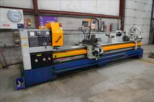 28"/30" x 160" Summit #25x160B, gap bed engine lathe, 4" thru spindle, 3 & 4-jaw chucks, 2 steady rests