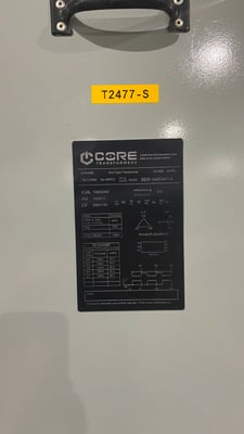 1500 KVA 13200 Delta Primary, 208Y/120 Secondary, DRY, proCORE(immediate shipment available)