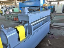 60" Rowe, Pinch Rolls, 60" x 0.25" capacity, 60" face x 7" diameter Rolls, 62.5" between housings, 43"