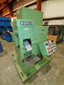 4.7" x .06" Kohler #12-120-B, Precision Leveler, (19) 5" face x 0.472" diameter Rolls, 0-195 FPM, 5.4 HP, 208