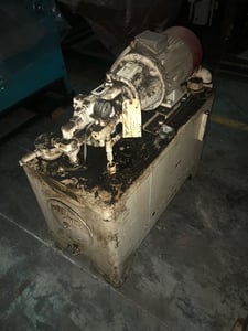 5 HP Racine, Hydraulic Power Unit, w/Leroy-Somer Motor, 32" x 16" x 18" Tank, 1730 RPM, 200-230/460 V