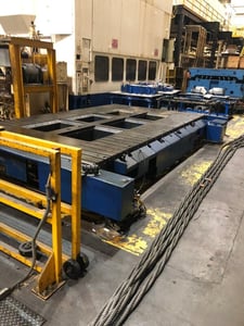IHI, Stamping Press Bolster, T-Type Design, 186" x 108 ", 1987
