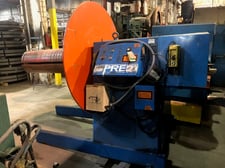 6000 lb. Press Room Equipment #PR-486000-DCT-RAS, Uncoiler, 54" Mandrel face, 16-20" ID, 72" outside