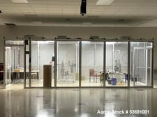 Terra Terra Lab Clean room, 12' W x 24' L x 8' H in size, features 6 heppa filters strong enough to create a